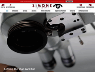simoneeyecenter.com screenshot