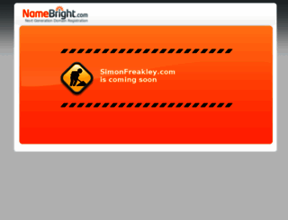 simonfreakley.com screenshot