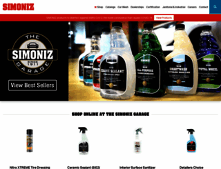 simoniz.com screenshot