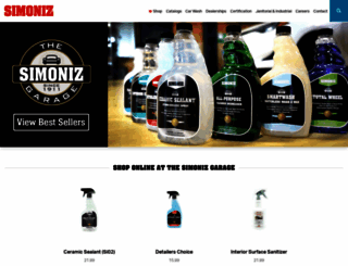 simonizprofessional.com screenshot