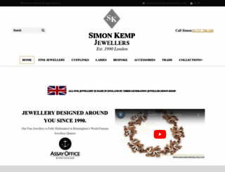 simonkempjewellers.com screenshot