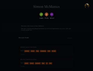 simonmcmanus.com screenshot