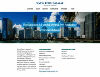 simonreedlaw.com screenshot