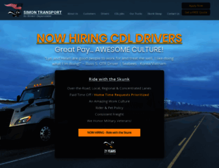 simontransport.com screenshot