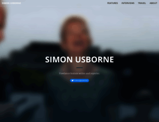 simonusborne.com screenshot