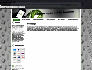 simpelbellen.nl screenshot