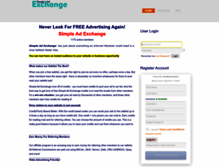 simple-ad-exchange.com screenshot