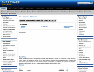 simple-directmedia-layer-for-linux.sharewarejunction.com screenshot