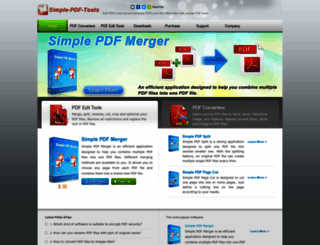 simple-pdf-tools.com screenshot