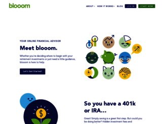 simple.blooom.com screenshot