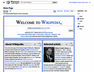 Access simple.wikipedia.org. Wikipedia