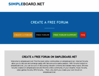 simpleboard.net screenshot