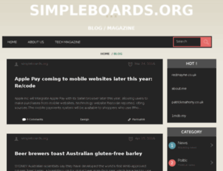 simpleboards.org screenshot