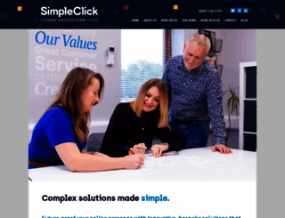 simpleclick.co.uk screenshot