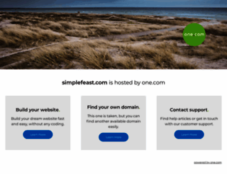 simplefeast.com screenshot