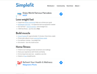 simplefit.org screenshot