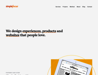 simplefocus.com screenshot