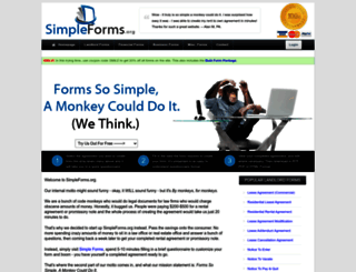 simpleforms.org screenshot
