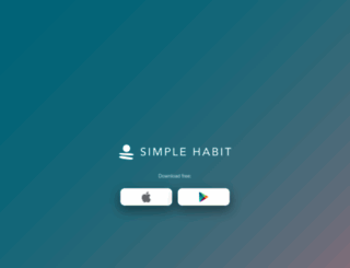 simplehabit.com screenshot