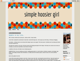 simplehoosiergirl.blogspot.com screenshot