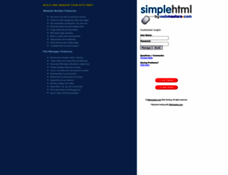 simplehtml.com screenshot