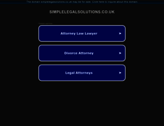 simplelegalsolutions.co.uk screenshot