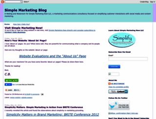 simplemarketingblog.com screenshot