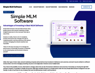 simplemlmsoftware.com screenshot