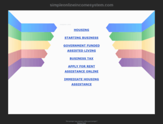 simpleonlineincomesystem.com screenshot