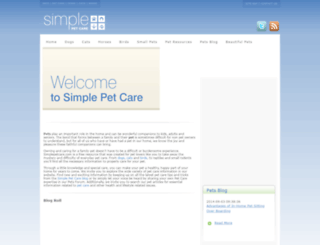 simplepetcare.com screenshot