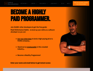 simpleprogrammer.com screenshot