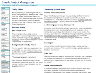 simpleprojectmanagement.com screenshot