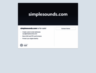 simplesounds.com screenshot