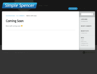 simplespencer.com screenshot