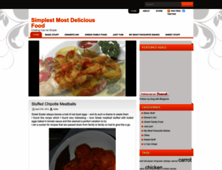 simplestmostdeliciousfood.com screenshot