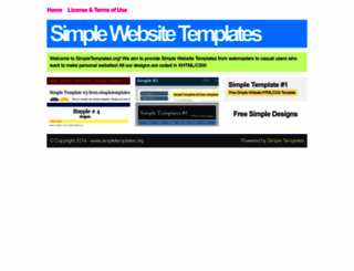 simpletemplates.org screenshot