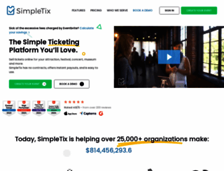 simpletix.com screenshot