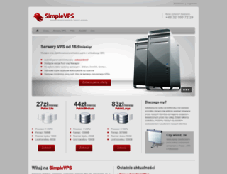 simplevps.pl screenshot