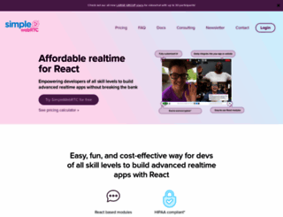 simplewebrtc.com screenshot