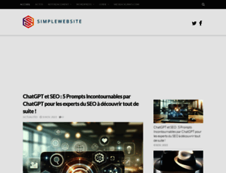 simplewebsite.fr screenshot