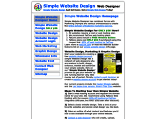simplewebsitedesigner.com screenshot