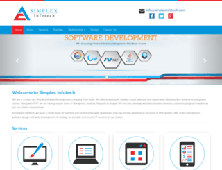 simplexinfotech.com screenshot