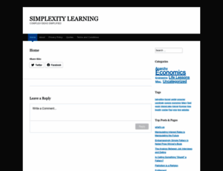 simplexitylearning.wordpress.com screenshot