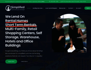 simplifiedcommerciallending.com screenshot