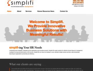 simplifihrsolutions.com screenshot