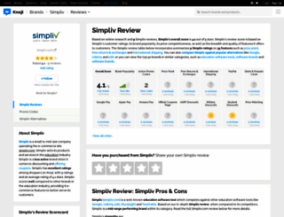 simpliv.knoji.com screenshot