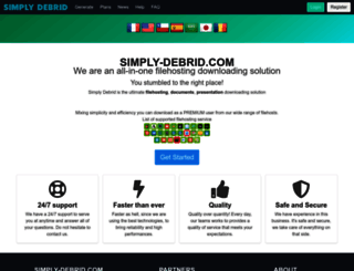 simply-debrid.com screenshot