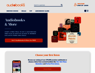 simplyaudiobooks.com screenshot