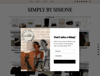 simplybysimone.com screenshot