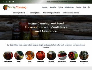 simplycanning.com screenshot